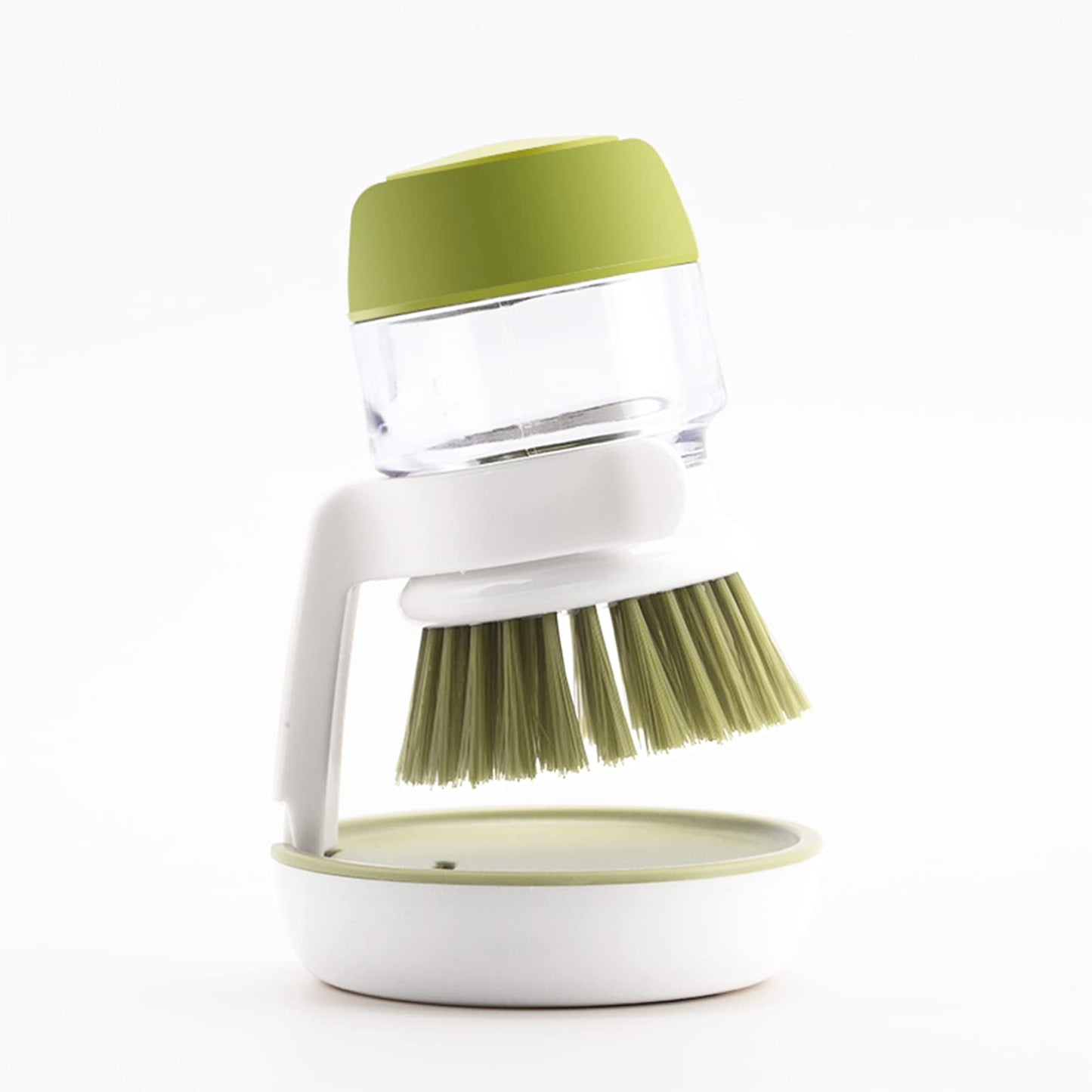 Modern Dish Brush with Soap Dispenser